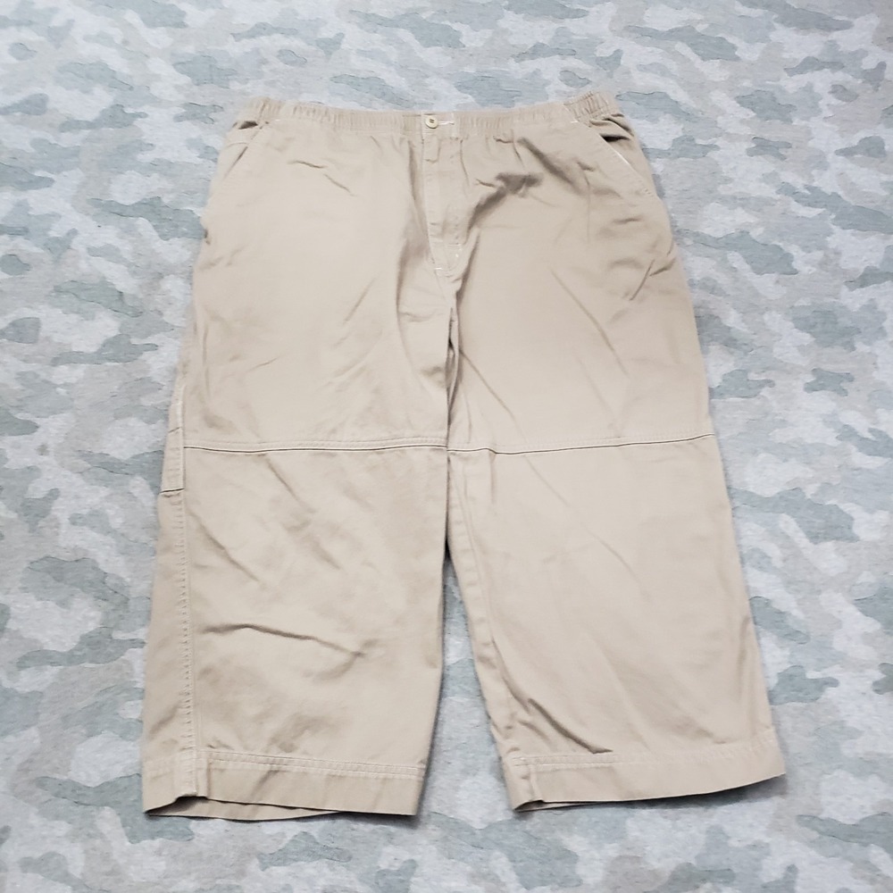 Ocean Pacific Pants‎ Womens Large Tan Pockets Capri